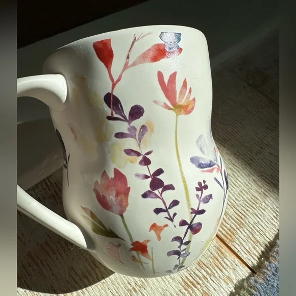 Set of 2 floral mugs - Picture 2 of 4